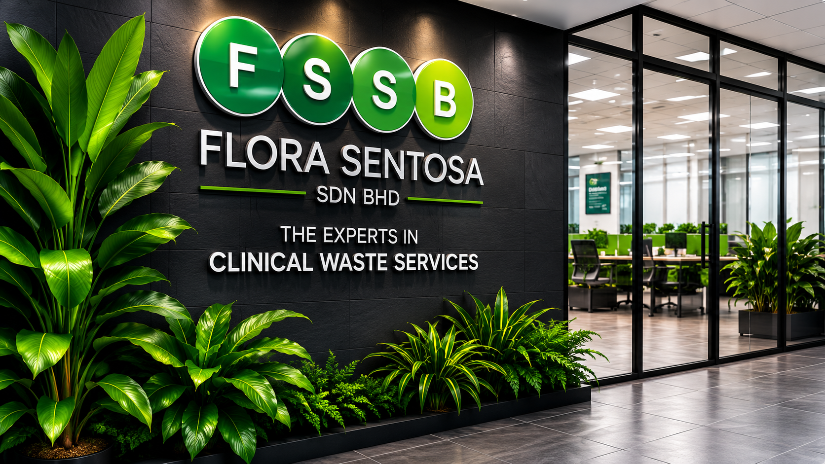 Flora Sentosa office signage